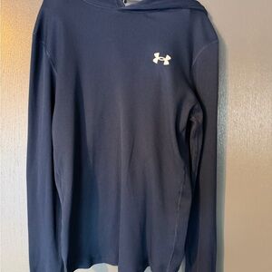 Under Armour Dark Blue Men's UA Waffle Hoodie